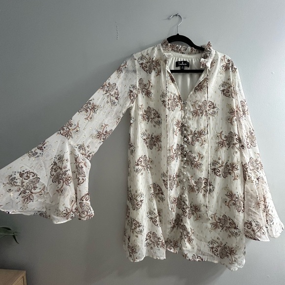 Lulus Dresses & Skirts - Lulus paisley print tunic swing dress